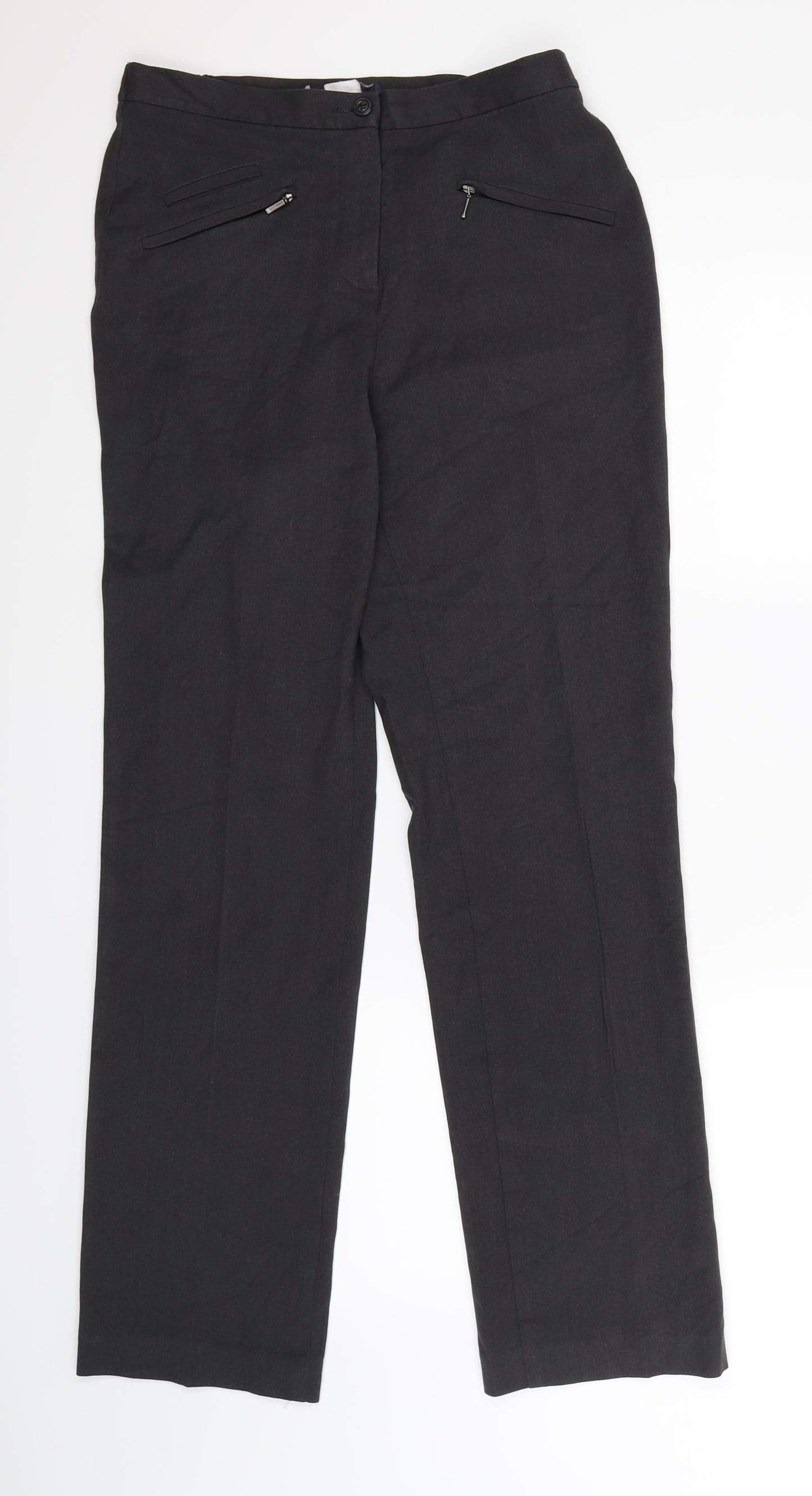 Preworn Womens Grey   Trousers  Size 28 in L30 in