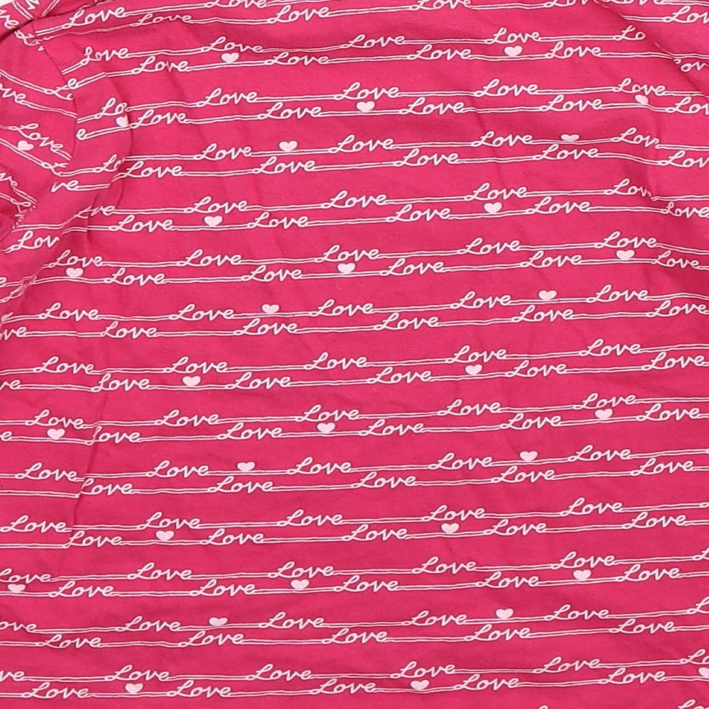F&F Girls Pink   Basic T-Shirt Size 6-7 Years