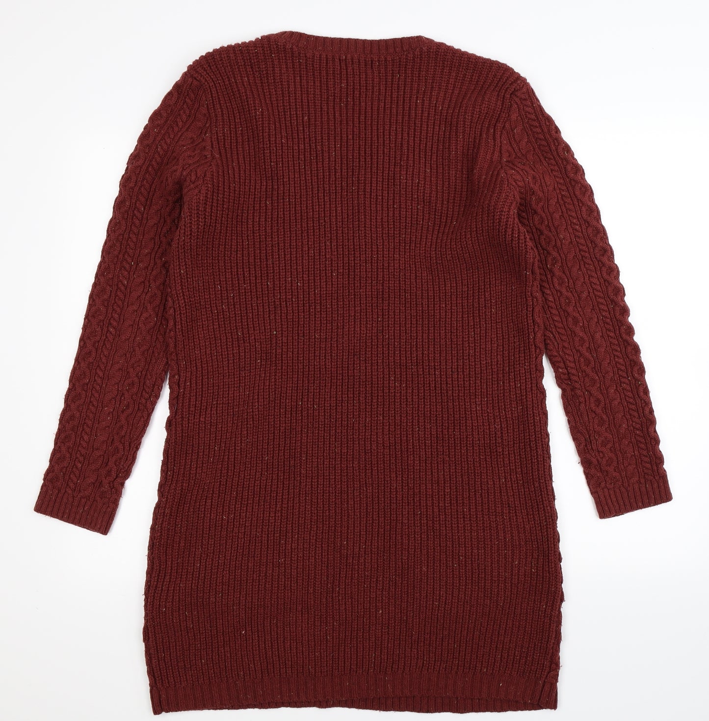 Primark Womens Brown  Knit Jumper Dress  Size 18