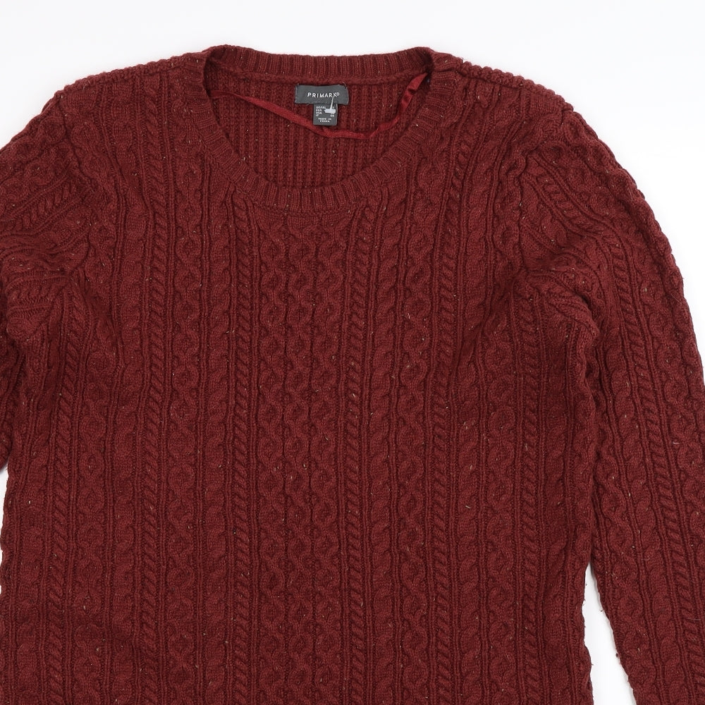 Primark Womens Brown  Knit Jumper Dress  Size 18