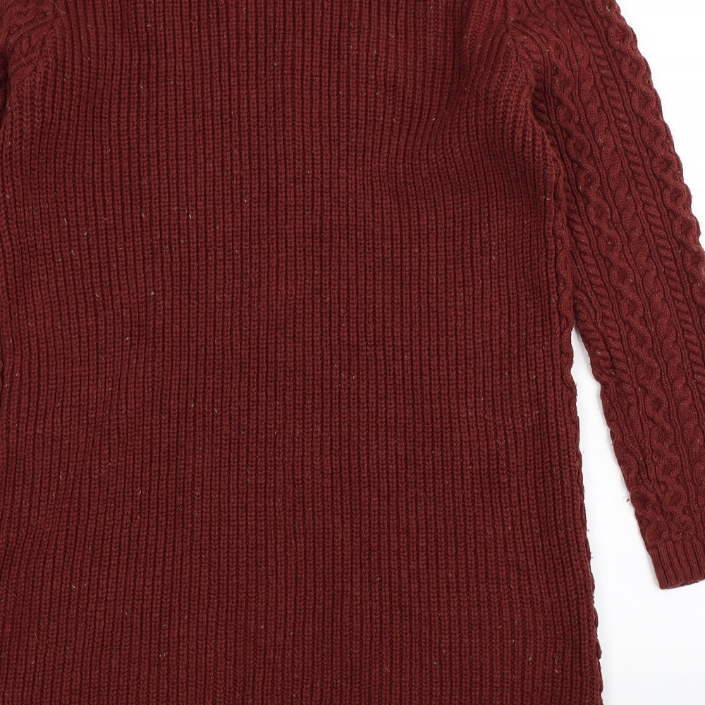 Primark Womens Brown  Knit Jumper Dress  Size 18