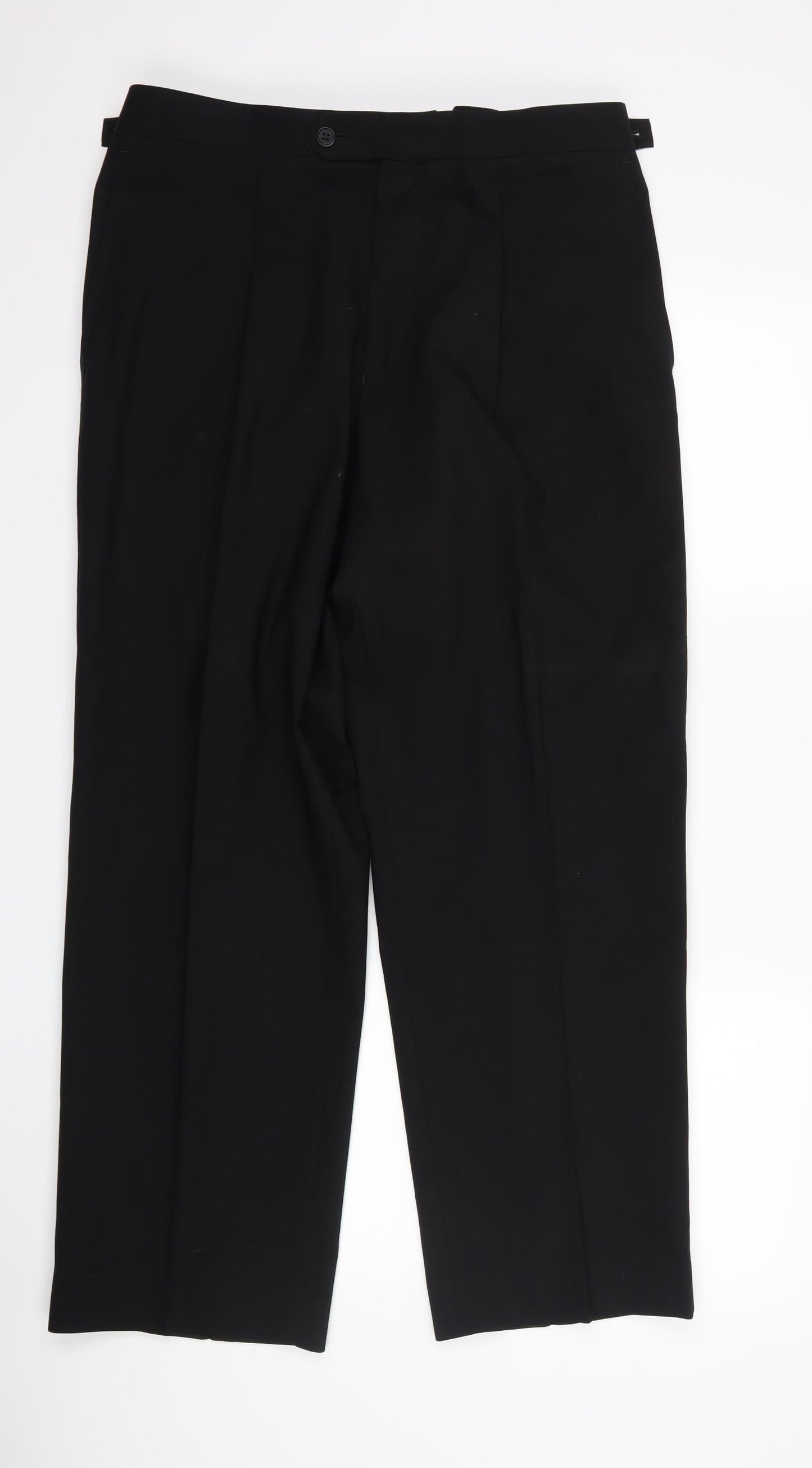 1860 Mens Black   2 Piece Suit Size 38 L27 in