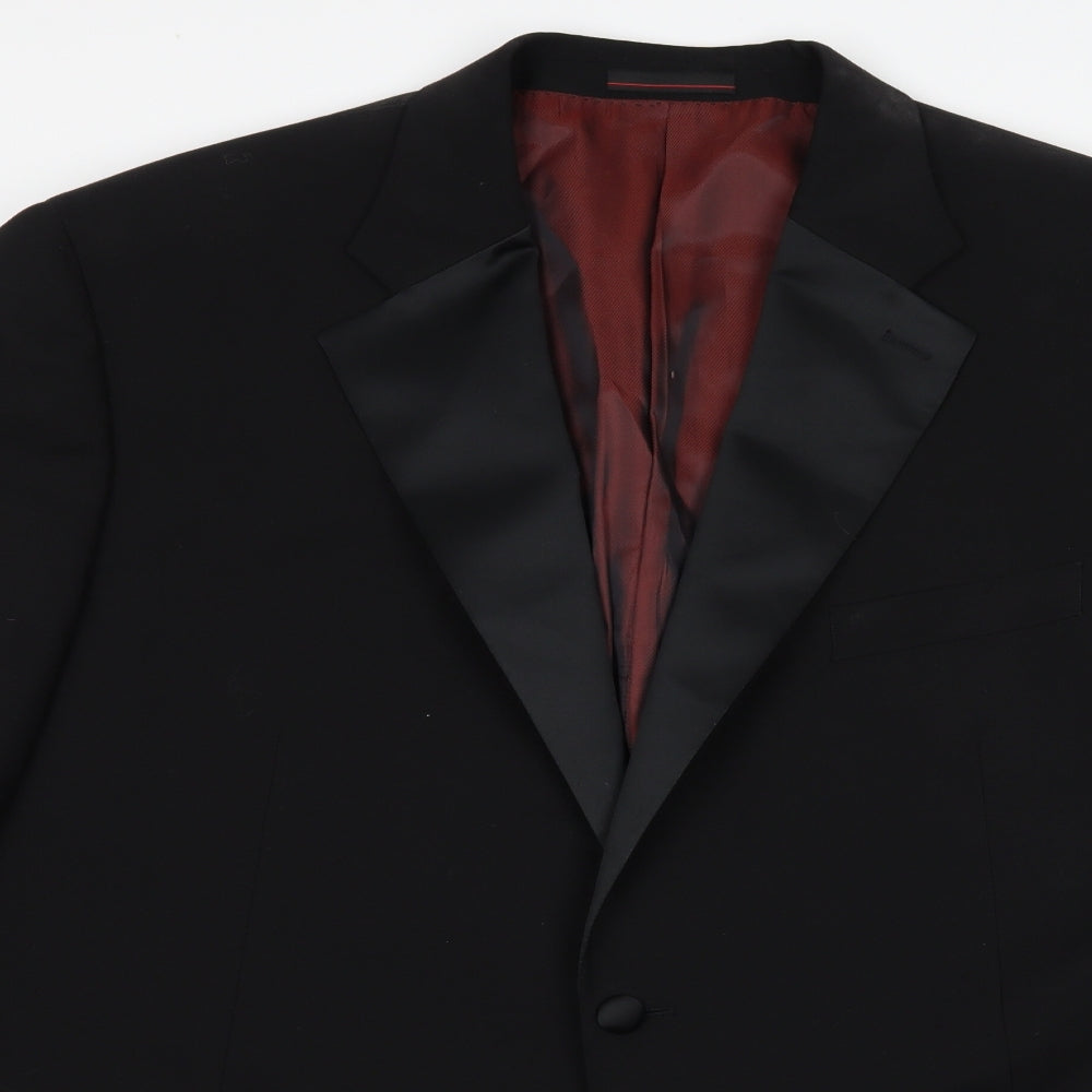 1860 Mens Black   2 Piece Suit Size 38 L27 in