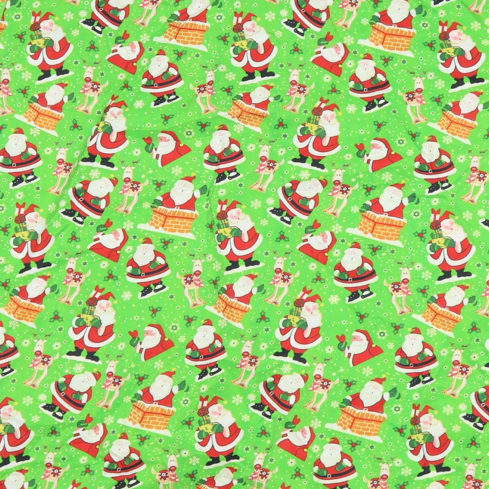 Preworn Mens Green    Button-Up Size L  - christmas print