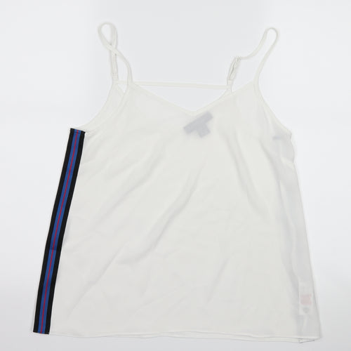 Primark Womens White   Camisole Tank Size 8