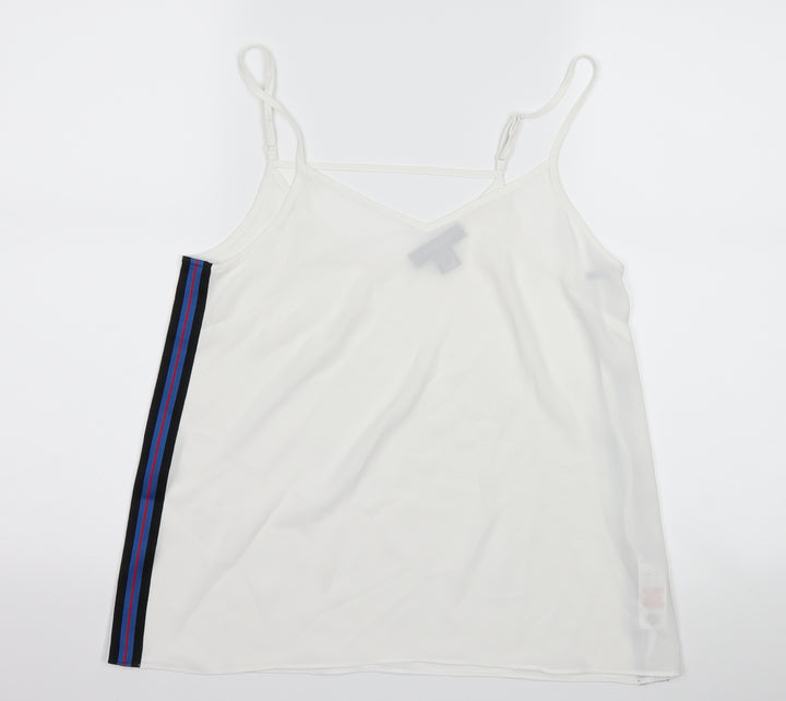 Primark Womens White Camisole Tank Size 8