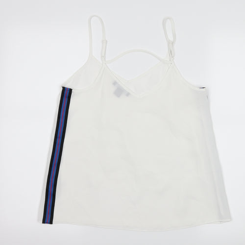 Primark Womens White   Camisole Tank Size 8
