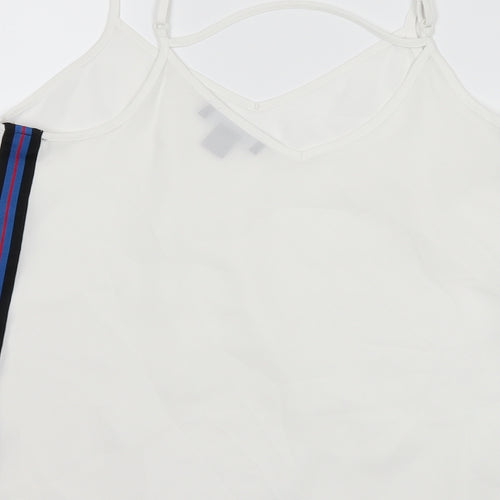 Primark Womens White   Camisole Tank Size 8