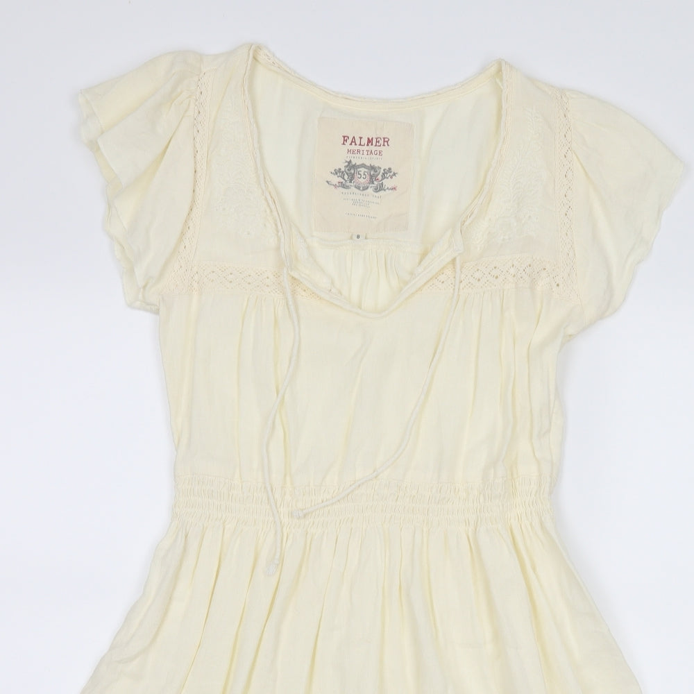 Matalan Womens Ivory   A-Line  Size 8