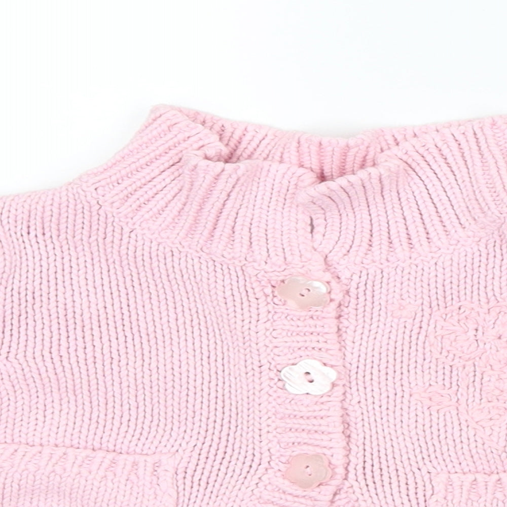Early Days Girls Pink   Cardigan Jumper Size 6-9 Months