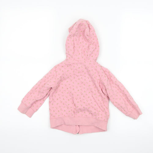 NEXT Girls Pink Floral  Jacket  Size 18-24 Months