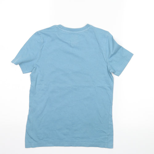 F&F Boys Blue   Basic T-Shirt Size 7-8 Years  - skateboard