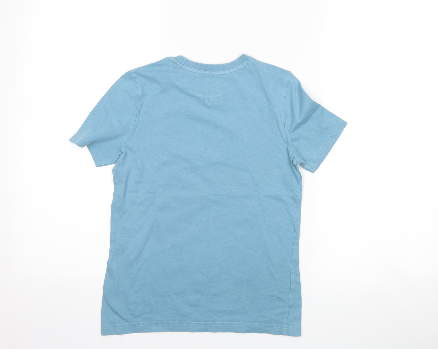 F&F Boys Blue   Basic T-Shirt Size 7-8 Years  - skateboard