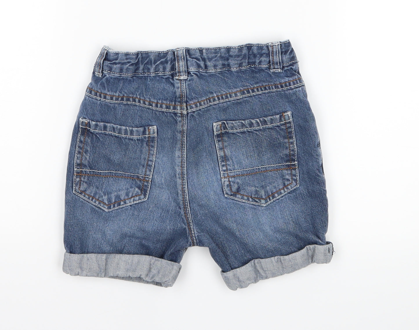 George Boys Blue  Denim Bermuda Shorts Size 2-3 Years