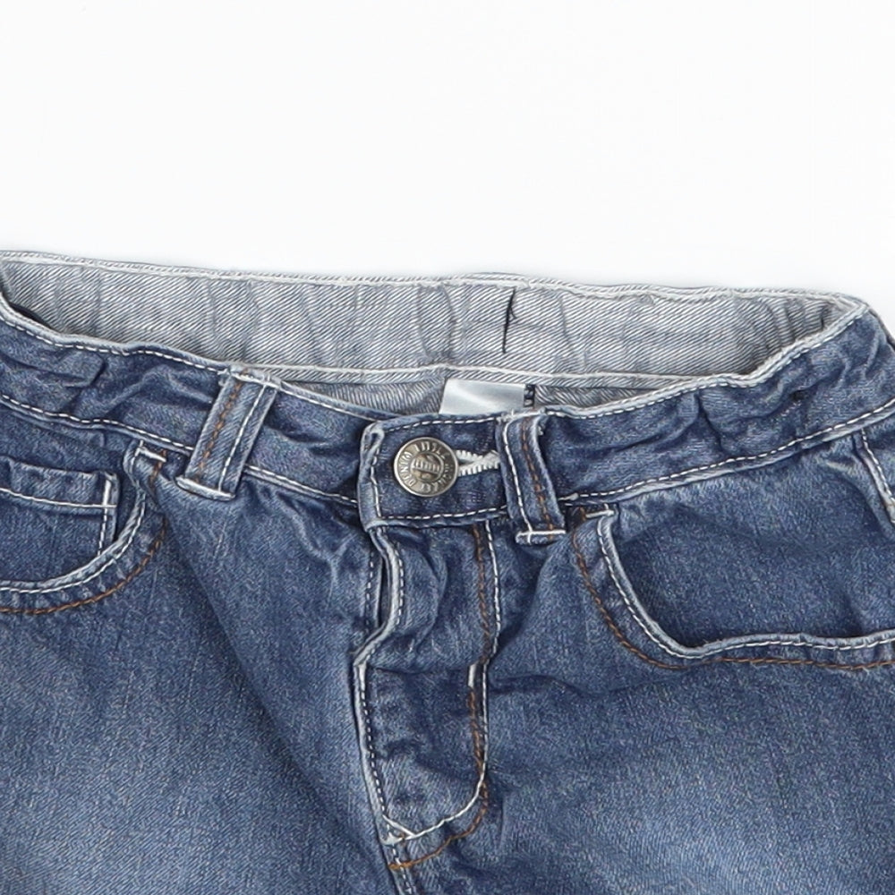 George Boys Blue  Denim Bermuda Shorts Size 2-3 Years