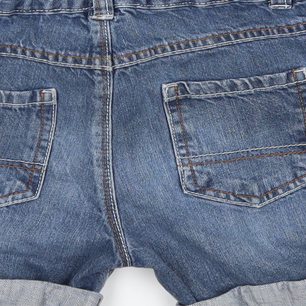 George Boys Blue  Denim Bermuda Shorts Size 2-3 Years