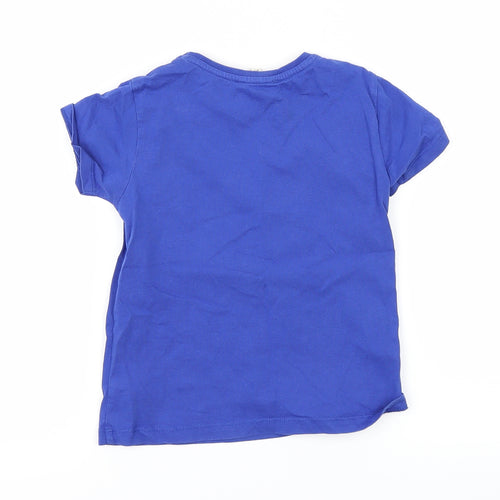 River Island Boys Blue   Basic T-Shirt Size 2-3 Years