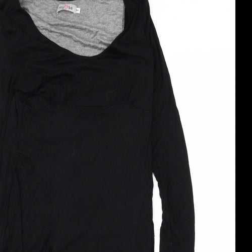 Myself Womens Black   A-Line  Size M