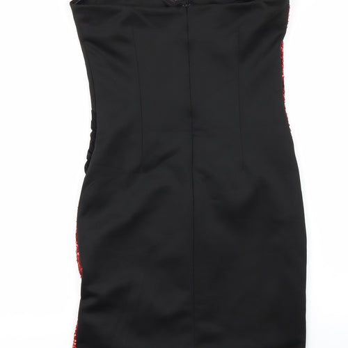 E-vie Womens Black   Pencil Dress  Size 12