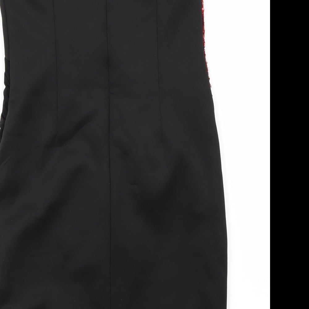 E-vie Womens Black   Pencil Dress  Size 12