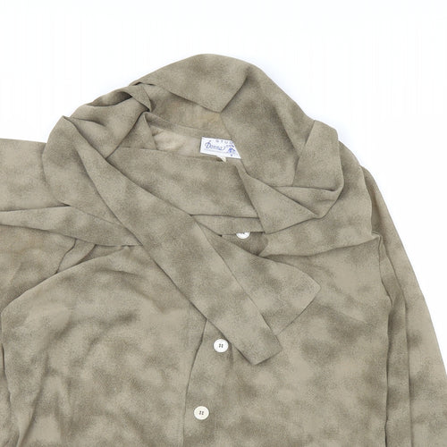 Donna Womens Green   Basic Blouse Size 12