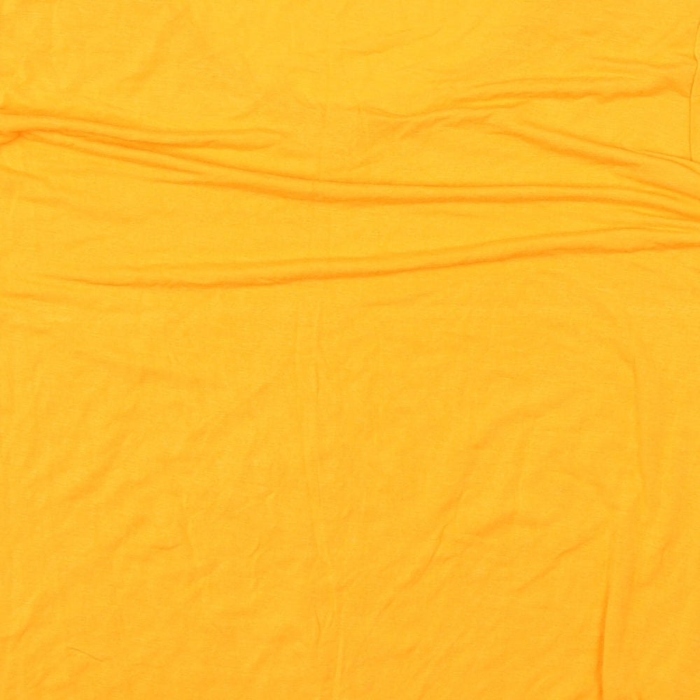 Lotus Womens Orange   Basic T-Shirt Size 2XL