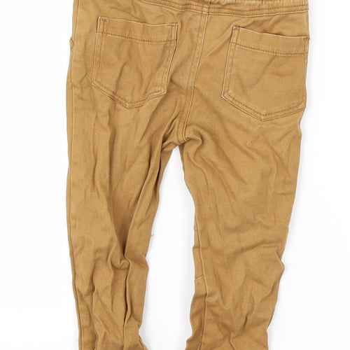 Preworn Boys Brown   Chino Trousers Size 3-4 Years