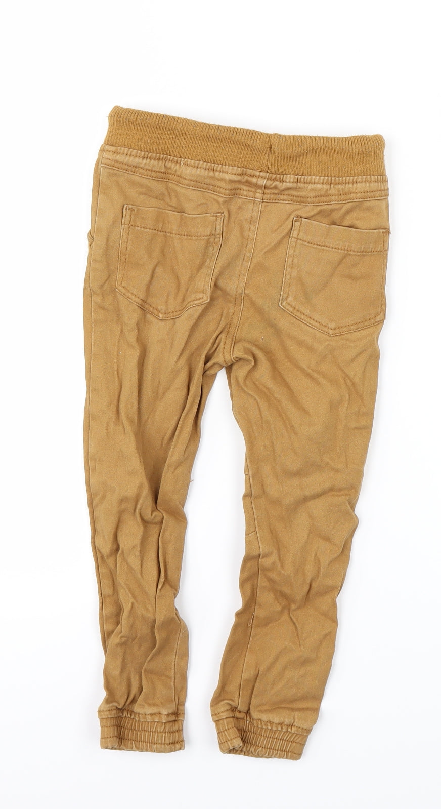 Preworn Boys Brown   Chino Trousers Size 3-4 Years