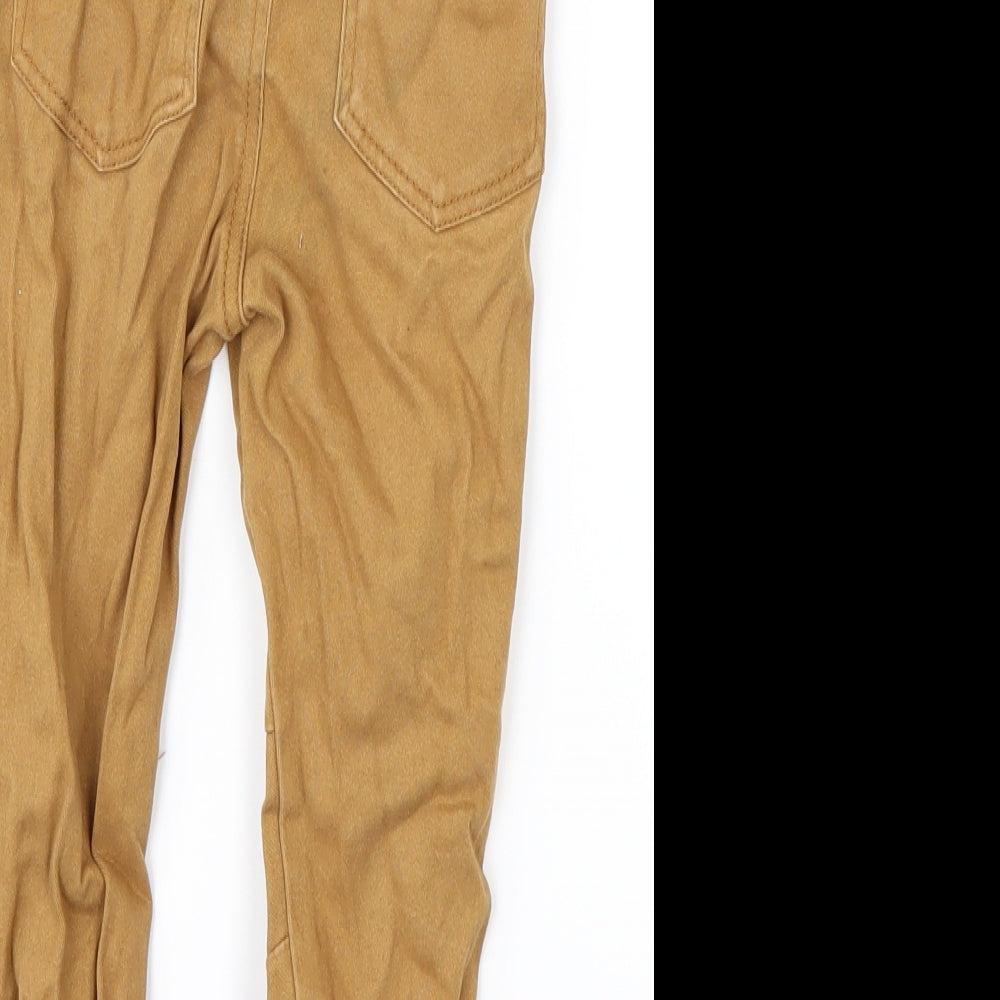 Preworn Boys Brown   Chino Trousers Size 3-4 Years