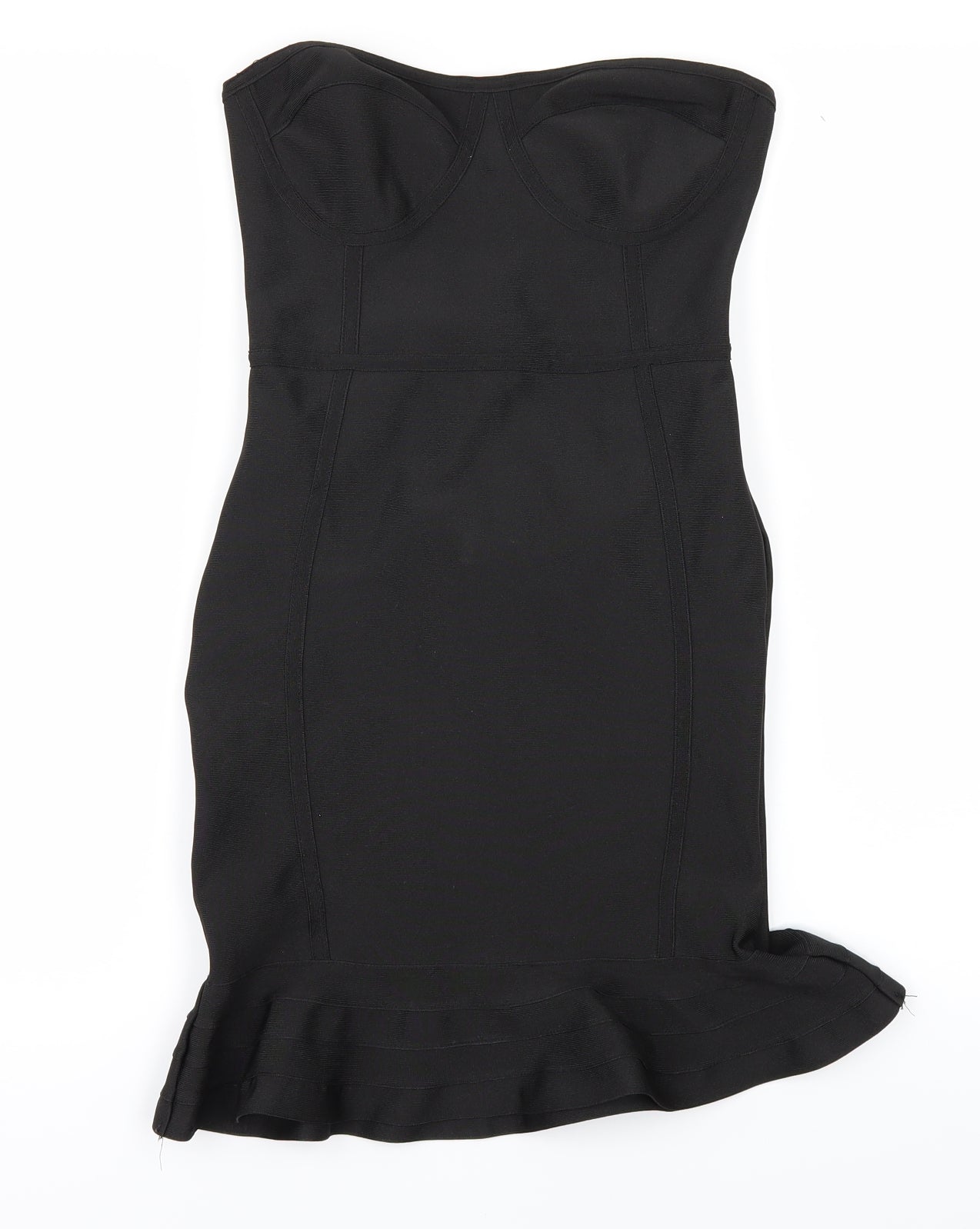 PRETTYLITTLETHING Womens Black   Pencil Dress  Size 6