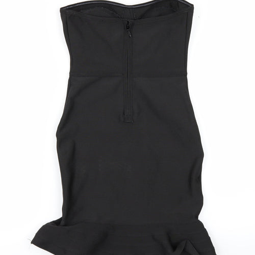 PRETTYLITTLETHING Womens Black   Pencil Dress  Size 6