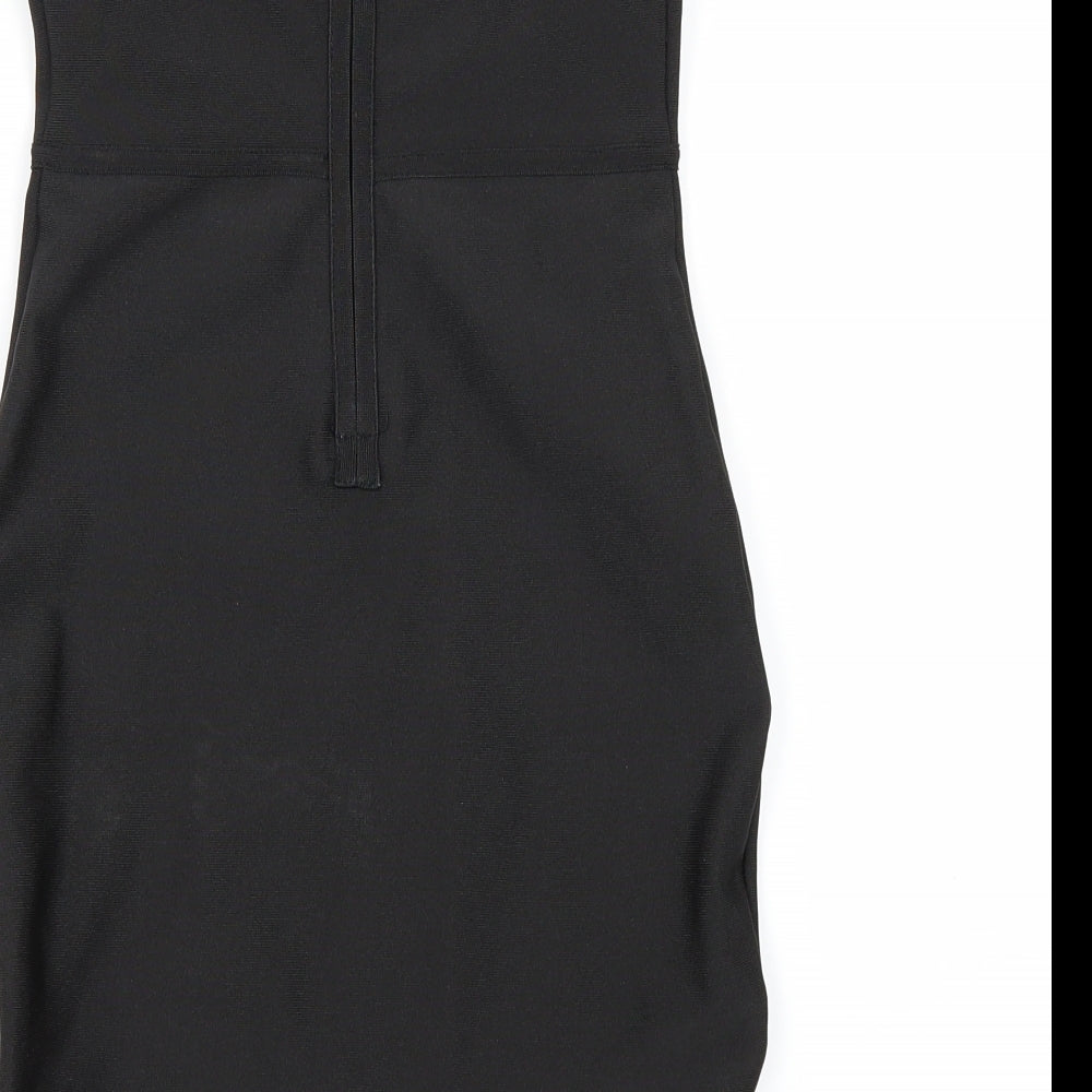 PRETTYLITTLETHING Womens Black   Pencil Dress  Size 6