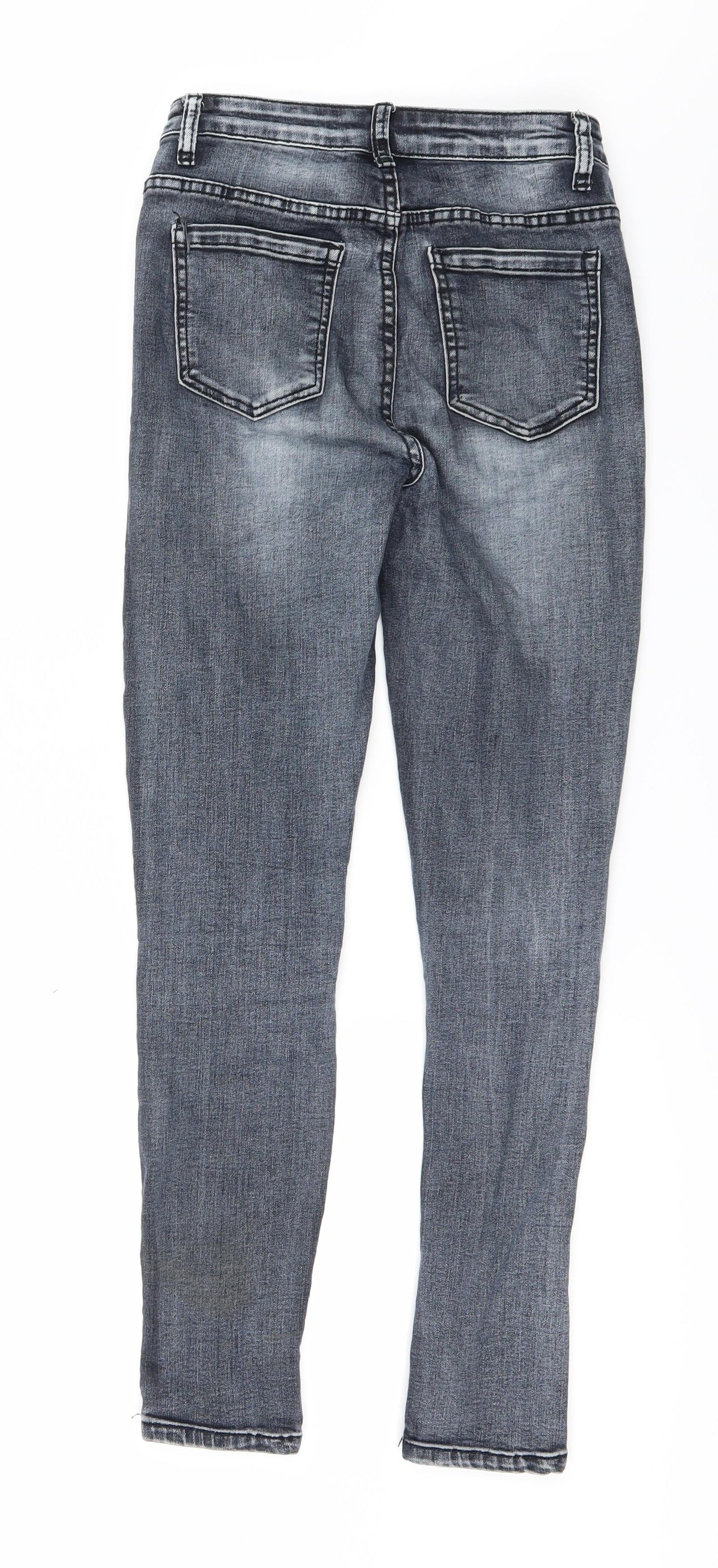 MOMOKROM Womens Blue   Skinny Jeans Size 6 L26 in