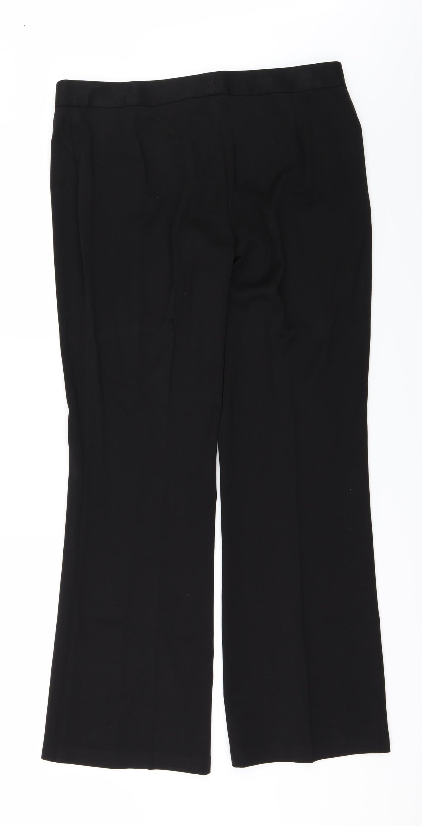 Marks and Spencer Womens Black   Trousers  Size 14 L30 in