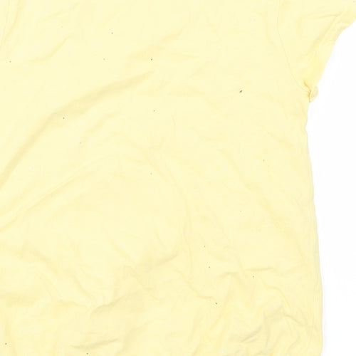 Nutmeg Girls Yellow   Basic T-Shirt Size 8-9 Years