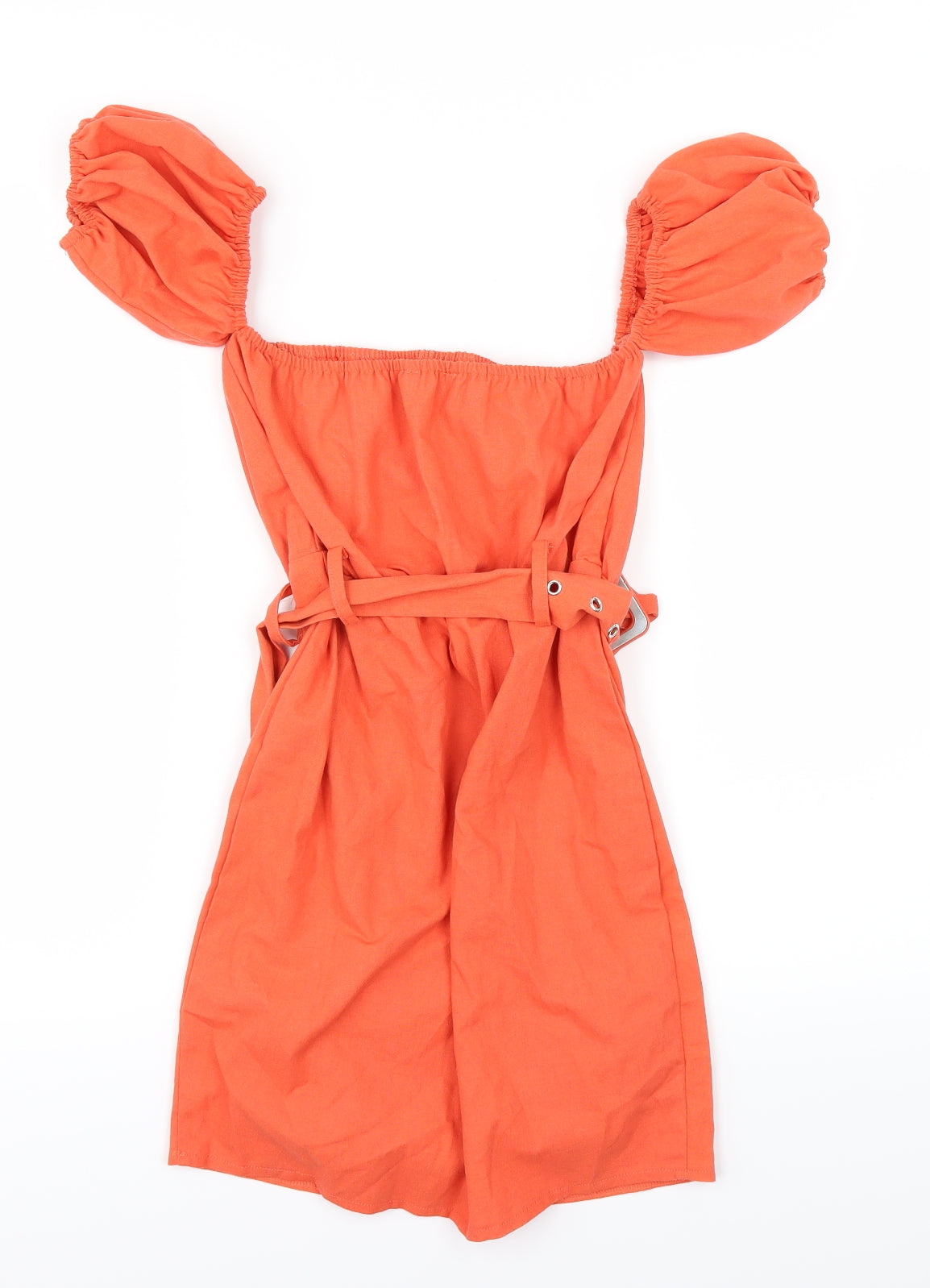 PRETTYLITTLETHING Womens Orange   A-Line  Size 4