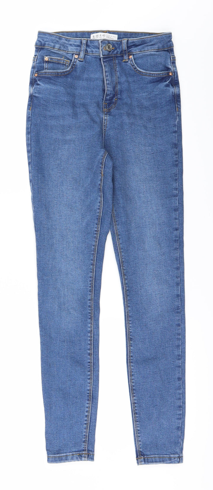 DenimCo Womens Blue   Straight Jeans Size 8 L28 in
