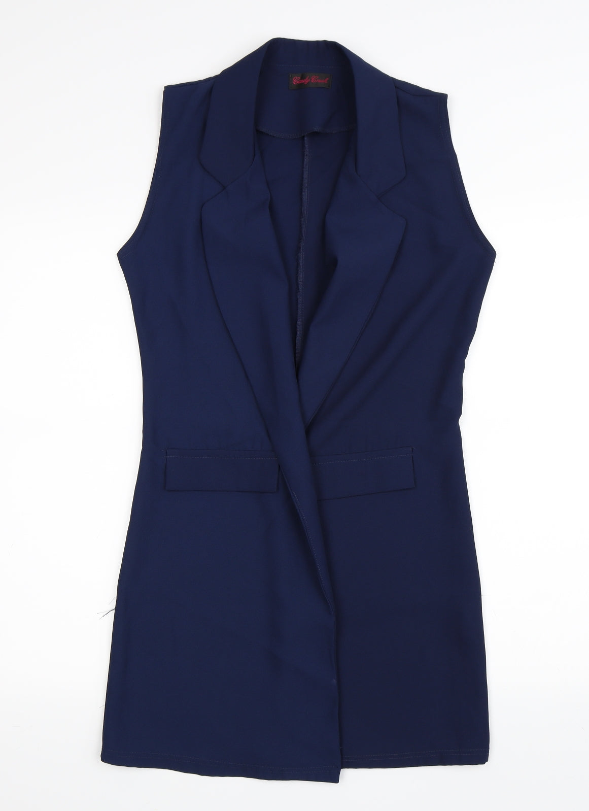 Candy crush Womens Blue   Gilet Waistcoat Size 8