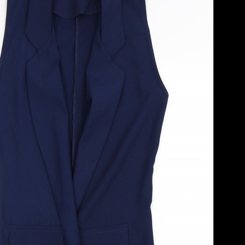 Candy crush Womens Blue   Gilet Waistcoat Size 8