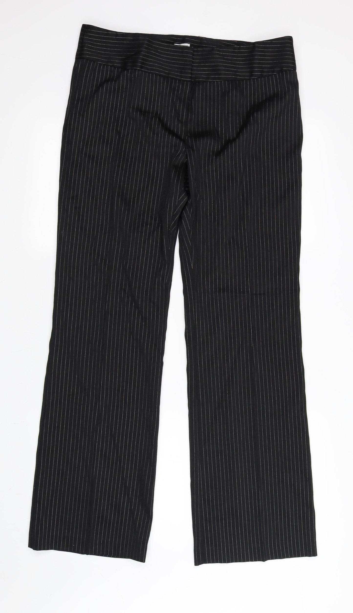 Etam Womens Black   Trousers  Size 14 L30 in