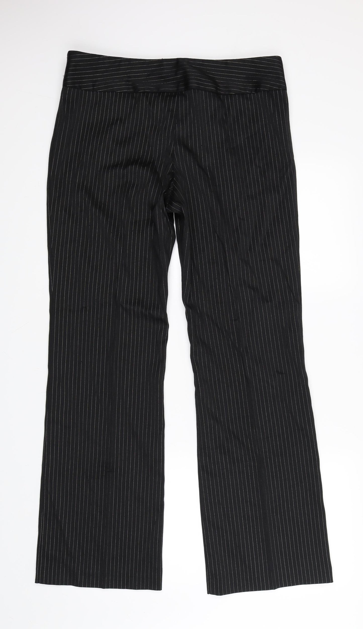 Etam Womens Black   Trousers  Size 14 L30 in