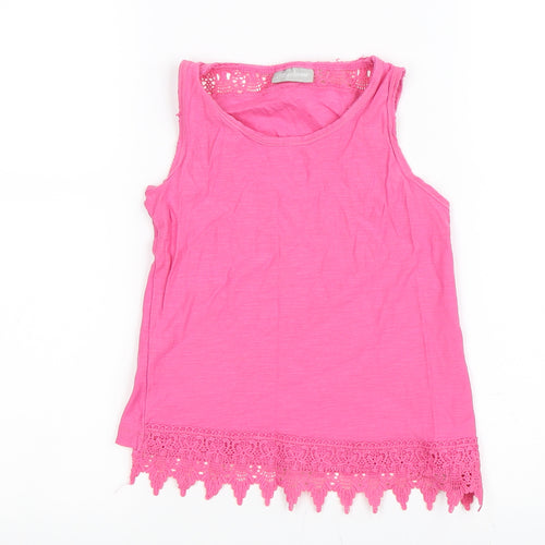Matalan Girls Pink   Basic T-Shirt Size 5 Years