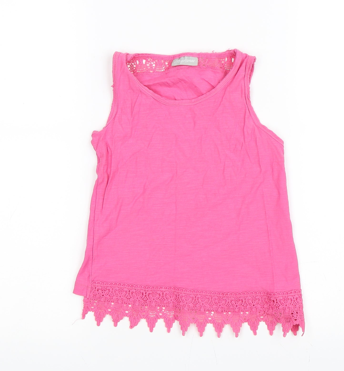 Matalan Girls Pink   Basic T-Shirt Size 5 Years
