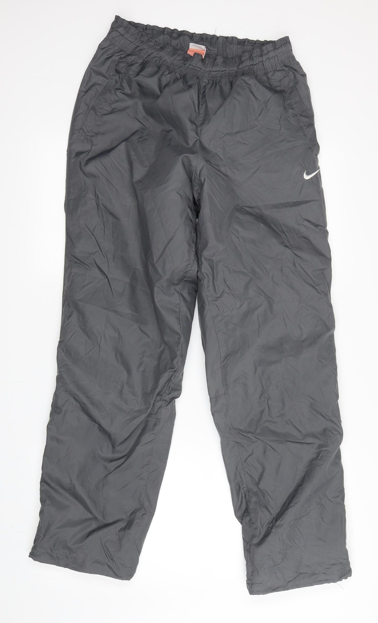 Nike Mens Grey   Rain Trousers Trousers Size S L30 in