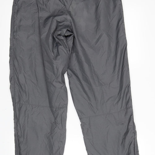 Nike Mens Grey   Rain Trousers Trousers Size S L30 in