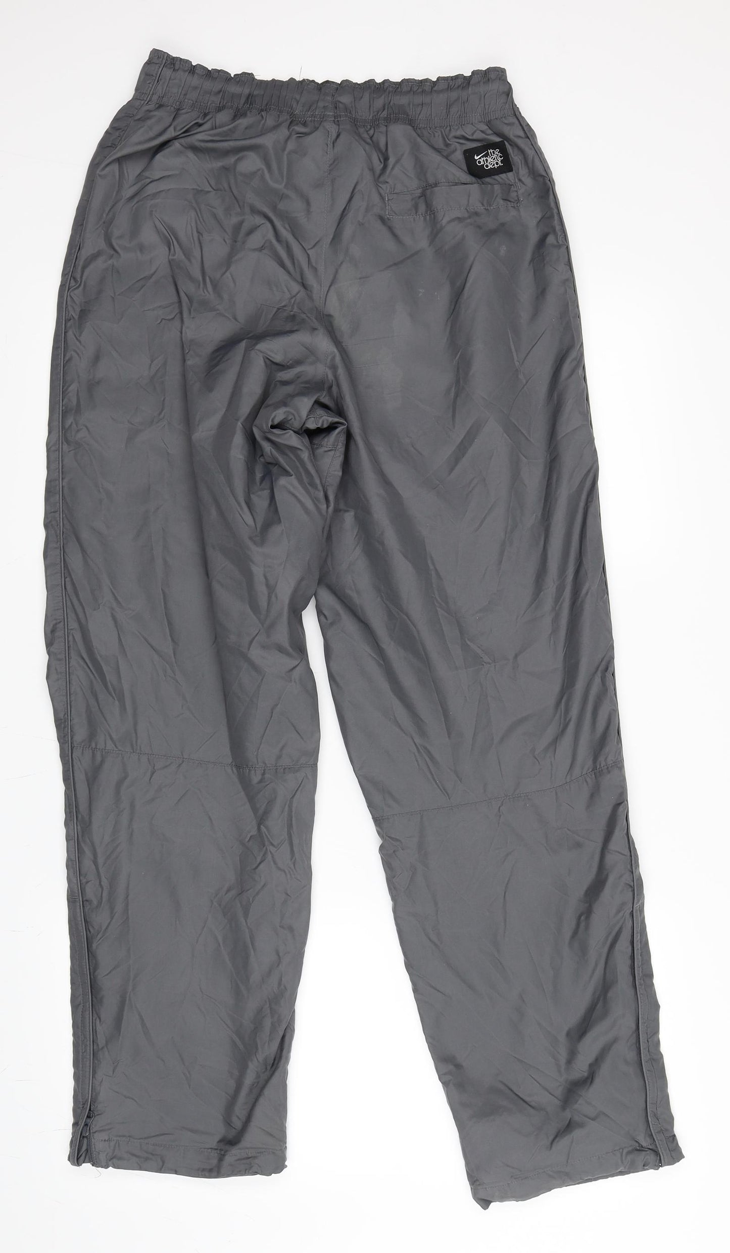 Nike Mens Grey   Rain Trousers Trousers Size S L30 in