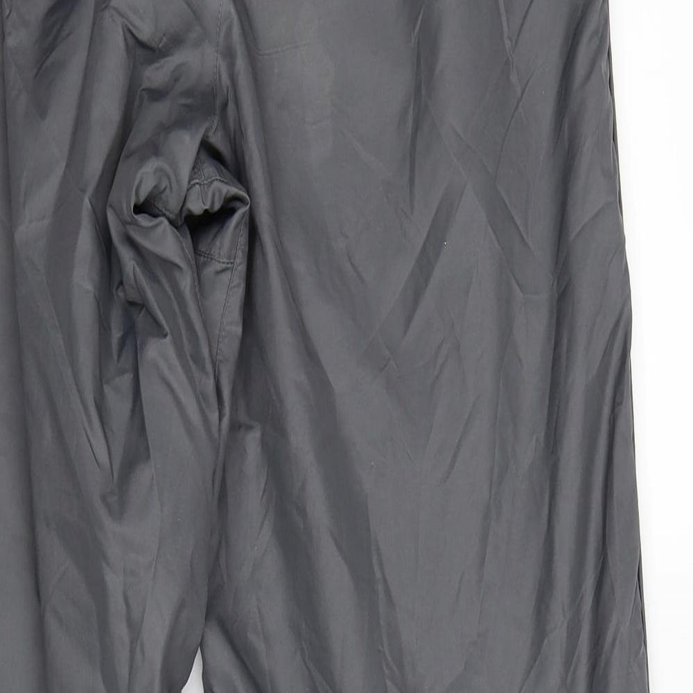 Nike Mens Grey   Rain Trousers Trousers Size S L30 in