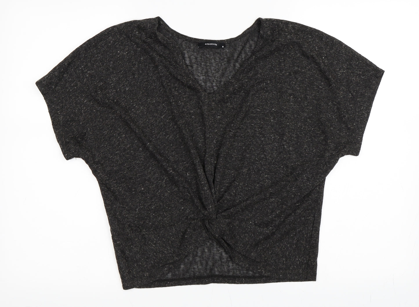 RESERVED Womens Grey   Basic T-Shirt Size S