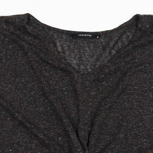 RESERVED Womens Grey   Basic T-Shirt Size S