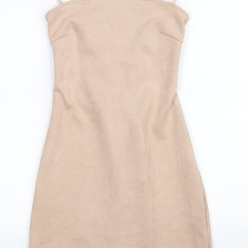 In the Style Womens Pink   Bodycon  Size 10  - tie up back